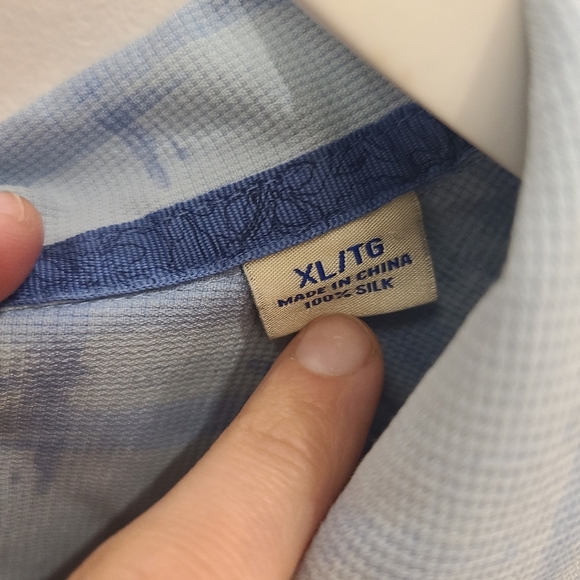 Tommy Bahama 100% Silk - Short Sleeve Shirt - Size XL - Picture 7 of 7